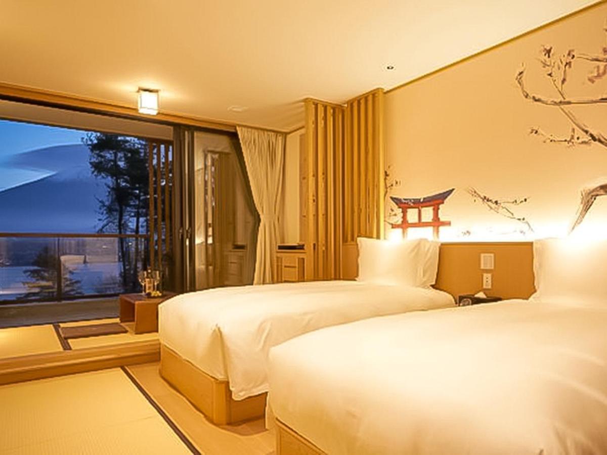 Kumonoue Fuji Hotel Deluxe Room - Mt Fuji View With Open-Air Bath Fujikawaguchiko Exteriör bild