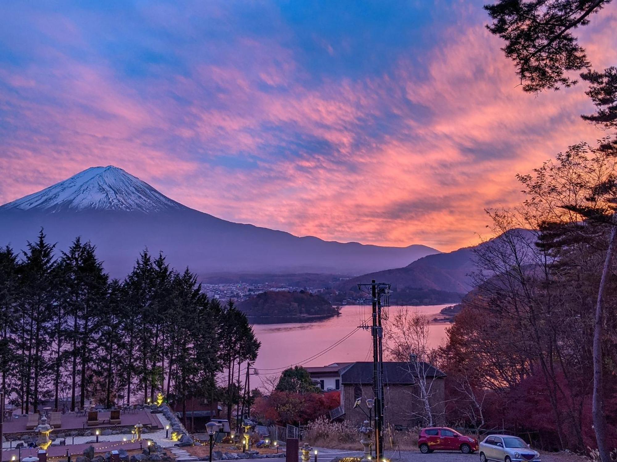 Kumonoue Fuji Hotel Deluxe Room - Mt Fuji View With Open-Air Bath Fujikawaguchiko Exteriör bild