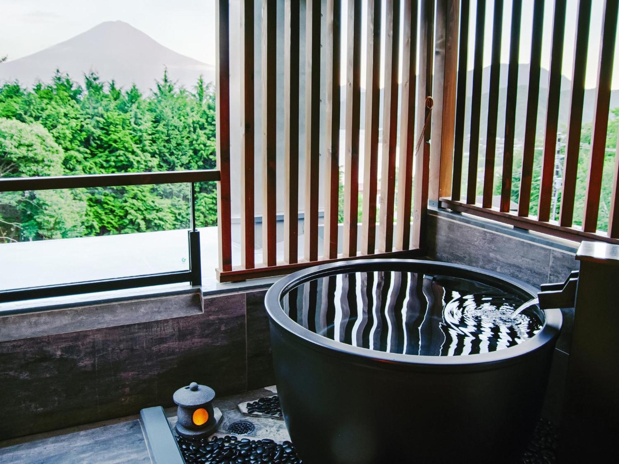 Kumonoue Fuji Hotel Deluxe Room - Mt Fuji View With Open-Air Bath Fujikawaguchiko Exteriör bild